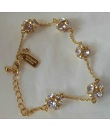 Vintage KATE SPADE Lady Marmalade Crystal Ball Bracelet 8 1/2&quot; -Adjustable - $89.27 CAD