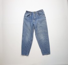Vintage 90s Streetwear Womens 10 Petite Distressed Tapered Leg Denim Jea... - $29.65