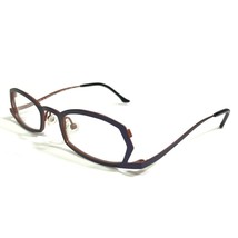 Anne et Valentin B 35 TORERO Eyeglasses Frames Brown Purple Rectangle 48-23-135 - £220.58 GBP