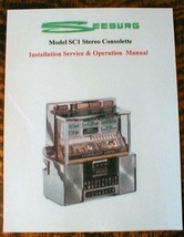 Seeburg Jukebox Model SC1 Stereo Consolette Wall Box  Manual - £15.56 GBP