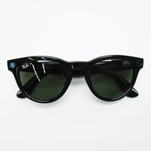 Ray-Ban Meta Headliner RW4009 Smart Glasses Black Green Polarized image 2