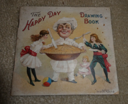 Vintage 1890s Happy Day Tracing Drawing Book DeWolf Fiske Co - $23.76