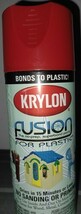 Krylon Fusion for Plastic Gloss Spray Paint 12 oz Red Papper/Safety Red ... - $465.49 MXN