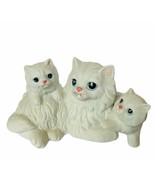 Cat Kitten figurine vtg kitty sculpture Homco milk white home interior g... - £38.94 GBP