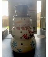 Pier 1 Imports Stacked Stackable Snowman Measuring Cups - $8.00
