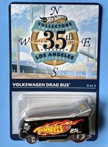 VW Drag Bus 2021 Hot Wheels 35th Convention LA #3 In Series #1740 Limite... - £87.21 GBP