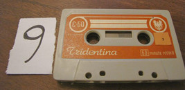 Mc Musicassetta Cassetta Audio C60 C Tridentina N 9 Custodia Esclusa Bella Rara - £19.34 GBP