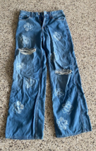 Hollister Jeans Pants Ripped Style W 26 L 31  Size 3 R - $9.85