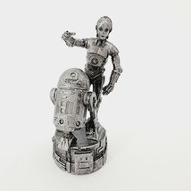 Star Wars Saga Edition Silver C-3PO R2-D2 Chess Replacement Game Piece 2005 - $6.95