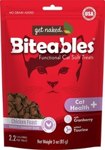 Get Naked Biteables Cat Health PLUS Functional Cat Soft Treats 3oz. - £4.73 GBP