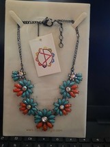 Amrita Singh Turquoise/Coral Necklace NIB - $34.65