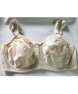 40DD BALIi Womens Light Beige Flower Underwire Full Coverage VIntage Bra... - $23.60