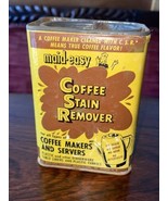 Original Vintage Tin CSR Coffee Stain Remover 12oz container Maid Easy C... - £11.88 GBP