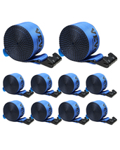 VEVOR Winch Straps, 4" x 30' 6000 lbs Load Capacity, Truck Straps with F... - $97.45