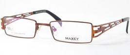 MAXEY by top look 9132 02 Bronze Brown UNIQUE RARE EYEGLASSES 46-18-135 ... - £29.74 GBP