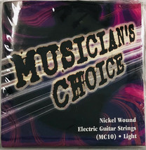 Musician&#39;s Choice Nickel Wound Electric Guitar Strings (MC10) Light NEW - $8.95