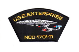 Star Trek: The Next Generation Enterprise NCC-1701-D Logo Embroidered Ha... - $153.96 MXN