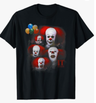 TV Mini Series Many Faces of Pennywise T-Shirt - £11.70 GBP