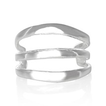 Sterling silver 3 bar ear cuff - $9.99