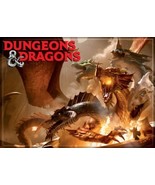 Dungeons &amp; Dragons The Rise of Tiamet Dragon Art Refrigerator Magnet NEW... - £3.16 GBP