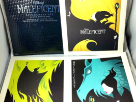 Disney Maleficent Lithograph Set of 3 Pics Ltd Edition 3000 from Store at Park - £14.98 GBP