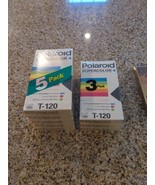 Vtg. SEALED Polaroid Supercolor Video Cassette 15 Pack T-120 NEW VHS Rec... - £14.23 GBP