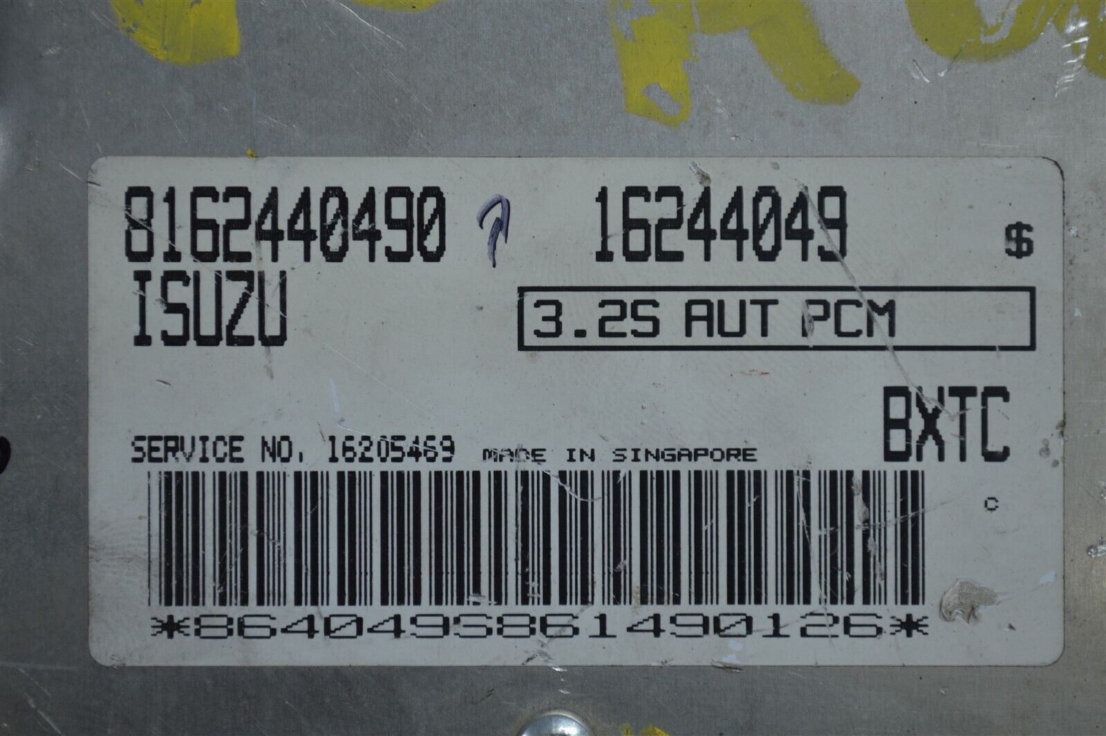 1996 Isuzu Rodeo Engine Control Unit ECU 8162440490 Module 908-4c9 ...