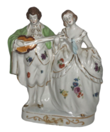 Porcelain Lord &amp; Lady Figurine Planter Vintage Handpainted Collectible J... - £12.58 GBP