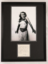 Jean Rogers Signed Framed 18x24 Letter &amp; Photo Display JSA Flash Gordon - $296.99