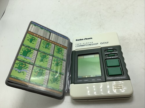 RADIO SHACK handheld 2-Player Championship Golf electronic game 18 holes LED Item image 12