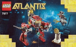 Instruction Book Only For LEGO ATLANTIS Seabed Strider 7977 - $6.50