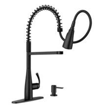 MOEN Essie Spring Single-Handle Pull-Down Sprayer Kitchen Faucet Matte B... - $4,146.14 MXN