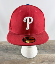 Philadelphia Phillies New Era 59Fifty Fitted Baseball Hat Red 2017 - Size 7 3/4 - $24.74