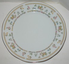 Vintage Nanjing Pagoda Mark Floral Design Porcelain 10&quot; Replacement Dinn... - $13.86