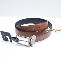NWT Michael Kors Men&#39;s Cut to Size Reversible 34mm Belt Leather Luggage ... - $39.95