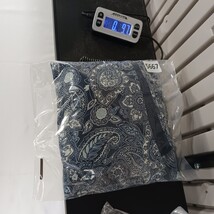 Notations WYRK0027 Women's Blue/White Paisley Side Zipper Skirt Size 1X  image 7