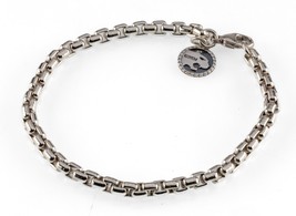 Effy Argent Sterling Vénitienne Bracelet Lien W/Panther Étiquette Breloq... - $138.52