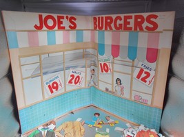 Barbie &amp; Ken Cut-Out Paper Dolls @ Joe&#39;s Burgers Whitman 1962 car Vintage 98 pc - £23.35 GBP