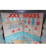 Barbie &amp; Ken Cut-Out Paper Dolls @ Joe&#39;s Burgers Whitman 1962 car Vintag... - £23.73 GBP
