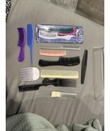 Vintage Hair Combs Lot of 11 Plastic “Unbreakable” Mix &amp; Match Colorful ... - $24.75