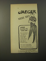 1954 Jaeger Jack Tar Shirt Ad - Jaeger Week End - £14.89 GBP