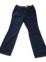 Eddie Bauer Womens Petite Size 14P  Dark Blue Jeans Straight High Rise O... - $27.43 CAD