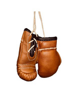 Mini Boxing Gloves for CAR Hanging Decoration TAN Leather Vintage | 0oz ... - $110.28 CAD