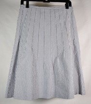 Brooks Brothers Womens Striped Stretch Cotton Seersucker Skirt 4 New - $1,281.22 MXN
