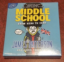 James Patterson Middle School: from Hero to Zero Audio CD-Rom Juvenile New! - £7.94 GBP