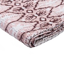 50&quot; X 70&quot; Multicolored Kantha Cotton - Throw - £61.09 GBP
