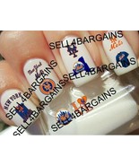MLB NEW YORK NY METS》10 Different Designs》Nail Art Decals - $9.09