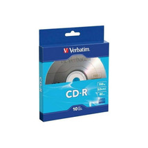 Verbatim 97955 CD-R 700MB 52X 10PK BULK BOX - $24.85