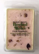 Swan Creek Candle Company FRESH STRAWBERRY Break Apart Herbal Wax Melts - £7.96 GBP