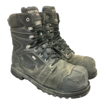 DAKOTA Men&#39;s 8&quot; 557 STCP HD3 Vibram Work Boots Black Size 12M - £37.85 GBP